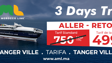 AML Lance « 3 days trip » : Une offre exceptionnelle pour les passagers piétons entre Tanger Ville et Tarifa