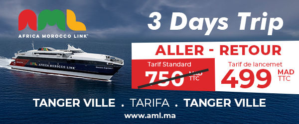 AML Lance « 3 days trip » : Une offre exceptionnelle pour les passagers piétons entre Tanger Ville et Tarifa
