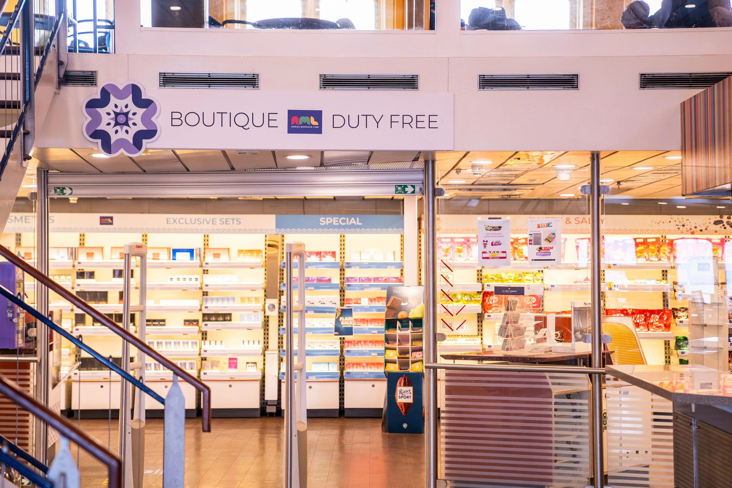 Boutique Duty Free à bord du Stena Europe — AML