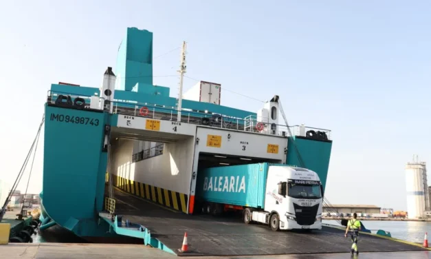 Baleària : le fret grimpe à 8,39 millions de mètres linéaires