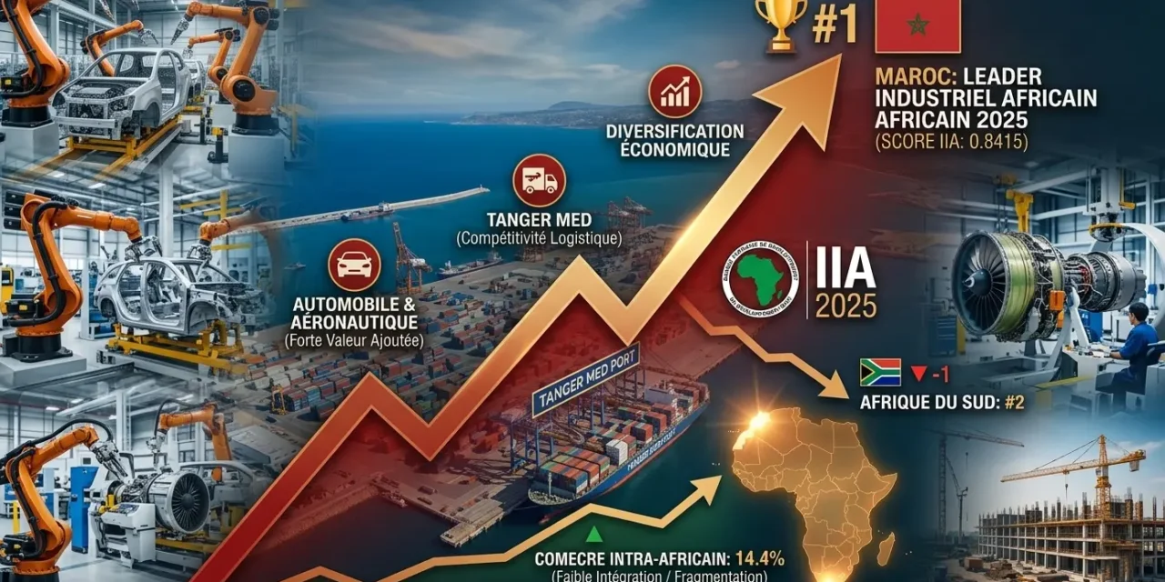 Indice BAD 2025 : Le Maroc devient la 1ère puissance industrielle d’Afrique